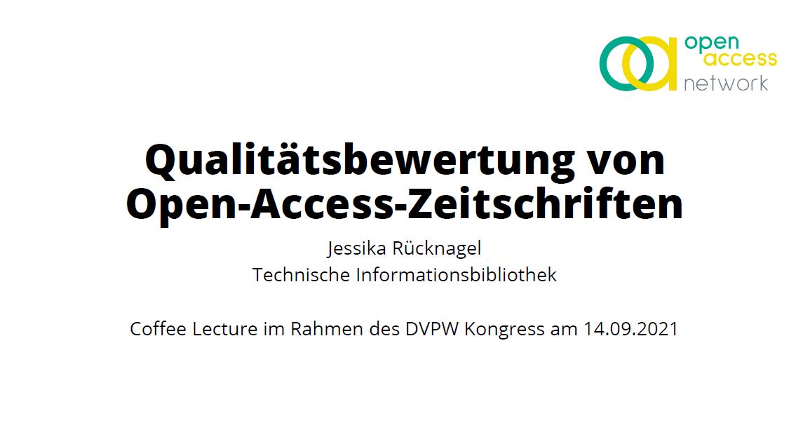 Qualitätsbewertung Open-Access-Zeitschriften